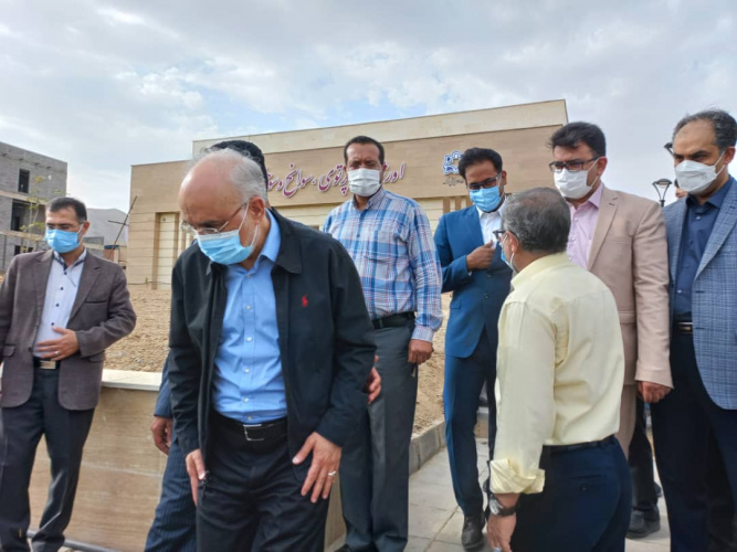 بازدید رئیس سازمان انرژی اتمی کشور از اورژانس پرتوی، سوانح و سوختگی مجتمع بیمارستان امیرالمومنین(ع)اراک