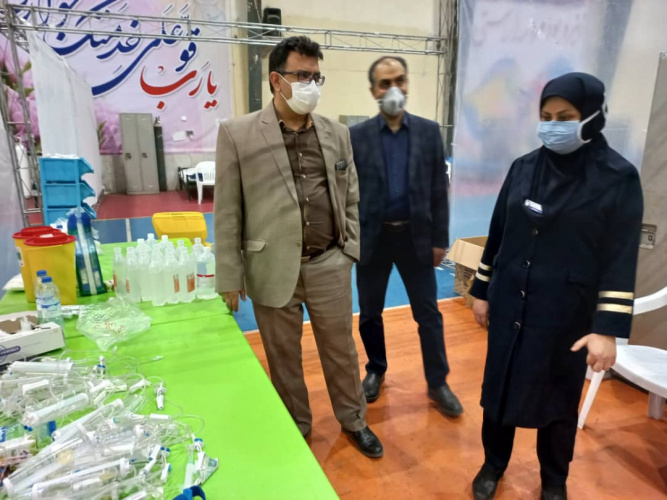 بازدید رئیس دانشگاه علوم پزشکی اراک از نقاهتگاه شهید هادیان