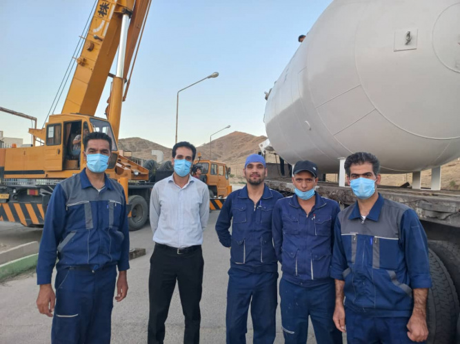 نصب مخزن اکسیژن مایع مرکز آموزشی درمانی امیرالمؤمنین (ع)
