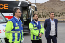 حضور رئیس دانشگاه علوم پزشکی اراک در مراسم استقبال از مسافران نوروزی ۱۴۰۴