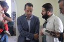 بازدید رییس دانشگاه علوم پزشکی اراک از اردوی جهادی هجرت بسیج دانشجویی در شازند