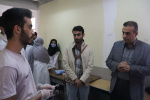 بازدید رییس دانشگاه علوم پزشکی اراک از اردوی جهادی هجرت بسیج دانشجویی در شازند