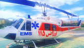 بازطراحی بالگرد اورژانس هوایی استان مرکزی با سیمای جدید و استانداردهای نوین