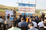 آیین کلنگزنی پایگاه اورژانس ۱۱۵ شهدای دانش آموز میناب در منطقه دهکائید شهرستان شازند